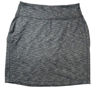 Duluth Trading Co XS Skort Women Gray Space Dye Athletic Hiking Activewear‎